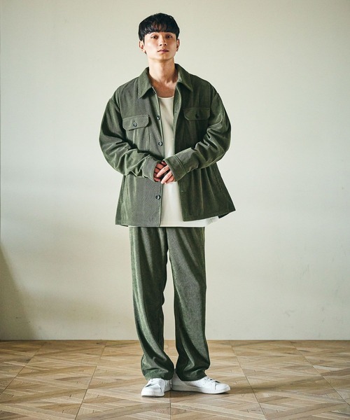 LAKOLE(ラコレ)の「コーデュロイストレートスリムパンツ / 590553(その他パンツ・メンズ・ブラウン/グレイッシュベージュ/ブラック/オリーブ・LARGE/MEDIUM/SMALL)」の10枚目の写真