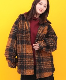 チチカカ | Orale! チェックリングウールＣPOジャケット(ダウンジャケット/コート)