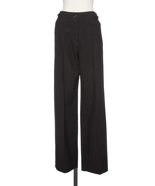 muller of yoshiokubo（ミュラーオブヨシオクボ）の「muller of yoshiokubo ミュラーオブヨシオクボ / BUMPY WOOL PANTS バンピーウールパンツ / MLF25413（その他パンツ・レディース・ブラック/ベージュ/アイボリー・36/38）」の7枚目の写真