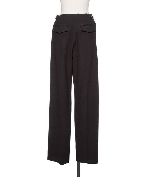 muller of yoshiokubo（ミュラーオブヨシオクボ）の「muller of yoshiokubo ミュラーオブヨシオクボ / BUMPY WOOL PANTS バンピーウールパンツ / MLF25413（その他パンツ・レディース・ブラック/ベージュ/アイボリー・36/38）」の8枚目の写真