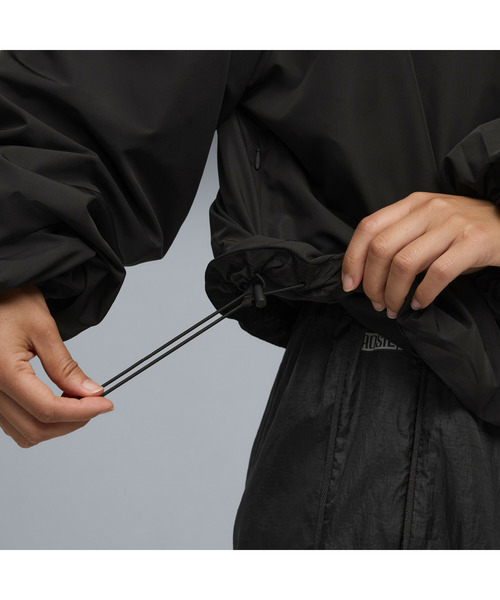 PUMA（プーマ）の「PUMA プーマ ウィメンズ PUMA x ROSE オーバーサイズ ハーフジップ ジャケット（ダウンジャケット/コート・レディース・ブラック・SMALL/X-SMALL/LARGE/MEDIUM）」の5枚目の写真