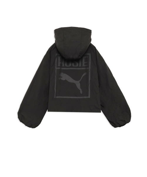 PUMA（プーマ）の「PUMA プーマ ウィメンズ PUMA x ROSE オーバーサイズ ハーフジップ ジャケット（ダウンジャケット/コート・レディース・ブラック・SMALL/X-SMALL/LARGE/MEDIUM）」の7枚目の写真