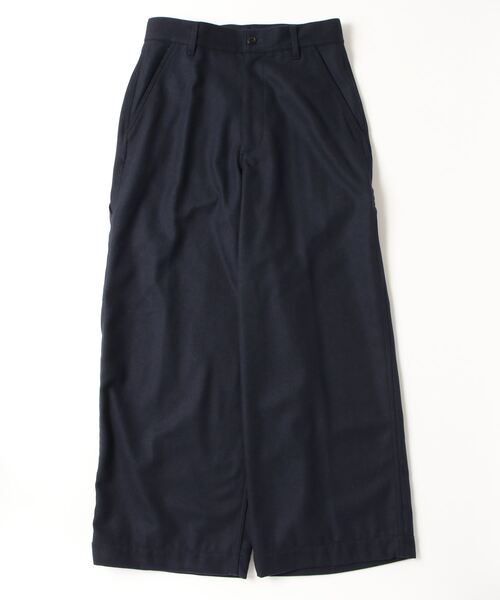 VOAAOV（ヴォアーブ）の「【VOAAOV】 RECYCLED MELTON Pants（その他パンツ・メンズ・ネイビー/グレー/チャコールグレー/ブラック・1/2/0）」の4枚目の写真