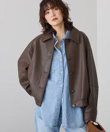 RIVE DROITE | 【洗練された着こなしに】合皮ブルゾン(ブルゾン)