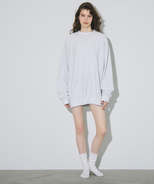 coca（coca）（コカ）の「T-スウェットベーシックTシャツ（スウェット・メンズ・チャコール/ライトグレー・S/XL/M/L）」の10枚目の写真