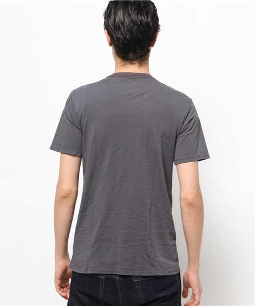 TOPO RANCH（トポランチ）の「【TOPO RANCH】AMOEBA  ポケットTシャツ（Tシャツ/カットソー・メンズ・ネイビー・S/M）」の2枚目の写真