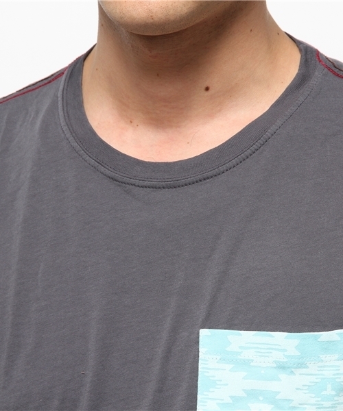 TOPO RANCH（トポランチ）の「【TOPO RANCH】AMOEBA  ポケットTシャツ（Tシャツ/カットソー・メンズ・ネイビー・S/M）」の3枚目の写真