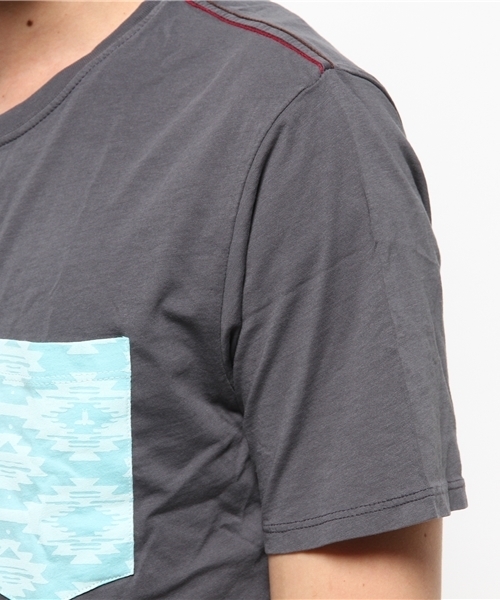 TOPO RANCH（トポランチ）の「【TOPO RANCH】AMOEBA  ポケットTシャツ（Tシャツ/カットソー・メンズ・ネイビー・S/M）」の4枚目の写真