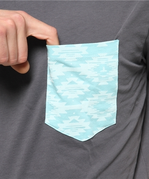 TOPO RANCH（トポランチ）の「【TOPO RANCH】AMOEBA  ポケットTシャツ（Tシャツ/カットソー・メンズ・ネイビー・S/M）」の5枚目の写真