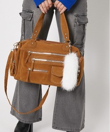 GORGE（ゴージ）の「《ふわもこ×小さめサイズ》しっぽキーホルダー ファーチャーム バッグアクセサリー（キーホルダー）」