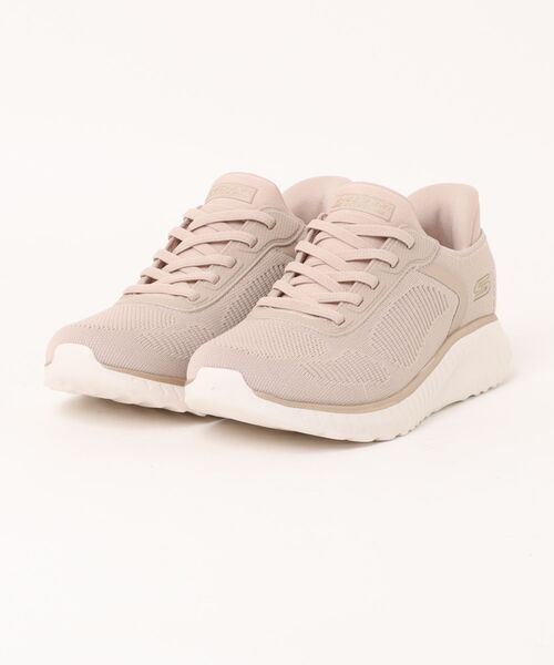 SKECHERS(スケッチャーズ)の「《SKECHERS》BOBS SQUAD CHAOS-CURRE(スニーカー・レディース・ブラック×ブラック/ベージュ系その他/ラベンダー/ホワイト×ゴールド/ナチュラル・22.5cm/23.0cm/23.5cm/24.0cm/24.5cm/25.0cm)」の4枚目の写真