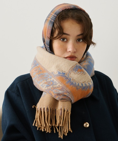 RUDE GALLERY ストール　ペイズリー　総柄　チバユウスケ　新品 ペイズリーストール（ストール/ショール）｜Unitage（ユニテージ