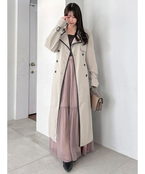 藤井サチコラボ】ケープ付2WAYトレンチコート（トレンチコート