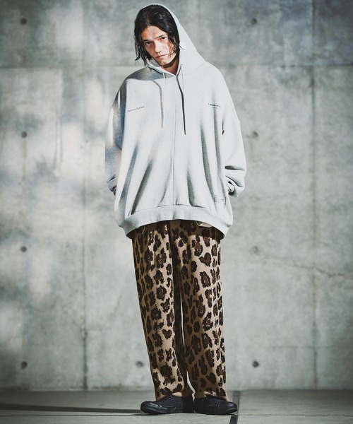 GLIMCLAP(グリムクラップ)の「mp14140-Illusionism Leopard Pattern Knitpants ニットパンツ(192-041-gla-cf)(その他パンツ・メンズ・ブラック/ベージュ/アイボリー/グレー系その他・S/M/L)」の9枚目の写真