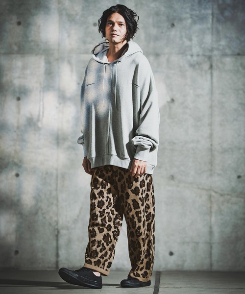 GLIMCLAP(グリムクラップ)の「mp14140-Illusionism Leopard Pattern Knitpants ニットパンツ(192-041-gla-cf)(その他パンツ・メンズ・ブラック/ベージュ/アイボリー/グレー系その他・S/M/L)」の10枚目の写真