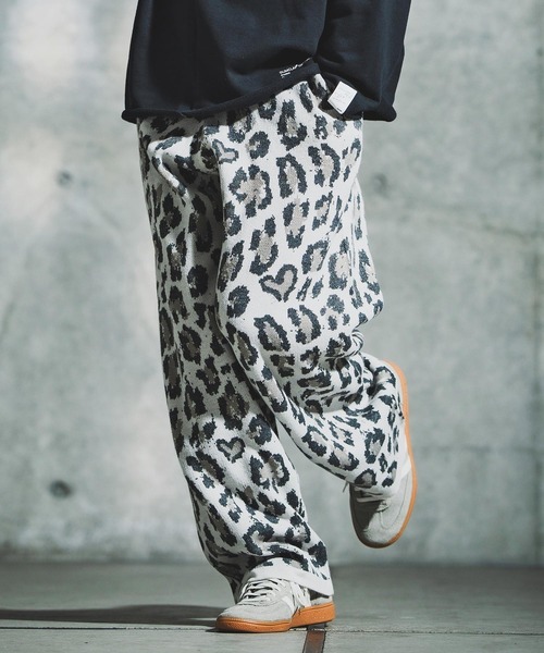 GLIMCLAP(グリムクラップ)の「mp14140-Illusionism Leopard Pattern Knitpants ニットパンツ(192-041-gla-cf)(その他パンツ・メンズ・ブラック/ベージュ/アイボリー/グレー系その他・S/M/L)」の11枚目の写真