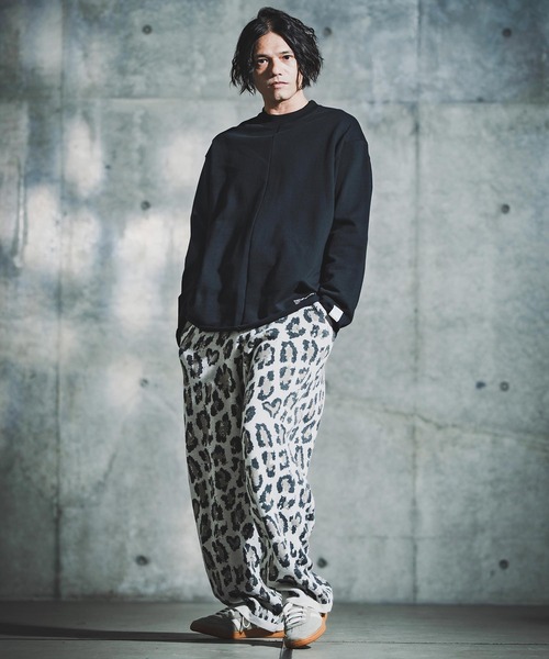 GLIMCLAP(グリムクラップ)の「mp14140-Illusionism Leopard Pattern Knitpants ニットパンツ(192-041-gla-cf)(その他パンツ・メンズ・ブラック/ベージュ/アイボリー/グレー系その他・S/M/L)」の13枚目の写真
