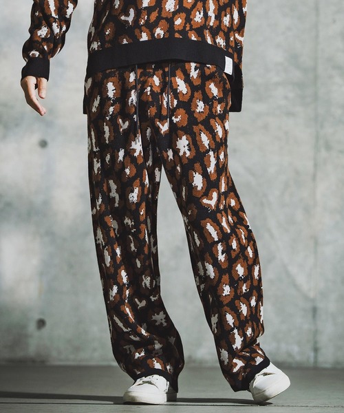 GLIMCLAP(グリムクラップ)の「mp14140-Illusionism Leopard Pattern Knitpants ニットパンツ(192-041-gla-cf)(その他パンツ・メンズ・ブラック/ベージュ/アイボリー/グレー系その他・S/M/L)」の18枚目の写真