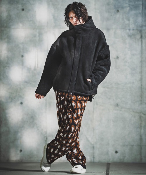 GLIMCLAP(グリムクラップ)の「mp14140-Illusionism Leopard Pattern Knitpants ニットパンツ(192-041-gla-cf)(その他パンツ・メンズ・ブラック/ベージュ/アイボリー/グレー系その他・S/M/L)」の21枚目の写真