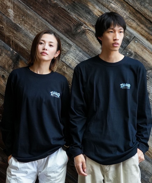 セール】FIRE LOGO L/S T-SHIRTS/THRASHER スラッシャーロゴ 長袖 T