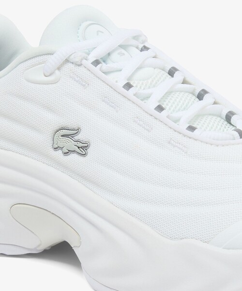 LACOSTE（ラコステ）の「衝撃吸収 レディース SPINOR 225 5 SFA ボリューム チャンキーソールスニーカー 厚底（スニーカー・レディース・ホワイト/ダークグレー・23.0cm/22.5cm/23.5cm/24.0cm/24.5cm）」の12枚目の写真