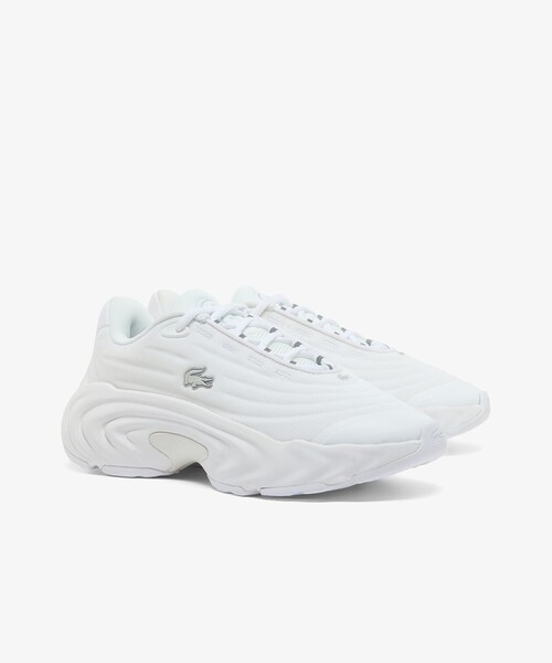 LACOSTE（ラコステ）の「衝撃吸収 レディース SPINOR 225 5 SFA ボリューム チャンキーソールスニーカー 厚底（スニーカー・レディース・ホワイト/ダークグレー・23.0cm/22.5cm/23.5cm/24.0cm/24.5cm）」の2枚目の写真