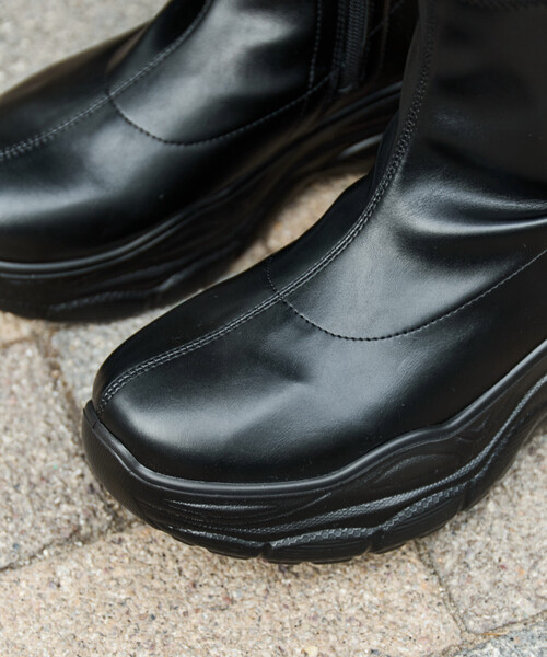 セール】限定展開 サイド ジップ 厚底 ブーツ（ブーツ）｜FREAK'S