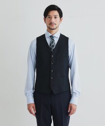 メンズのスーツベスト（ブルー・ネイビー/青色系）ファッション通販