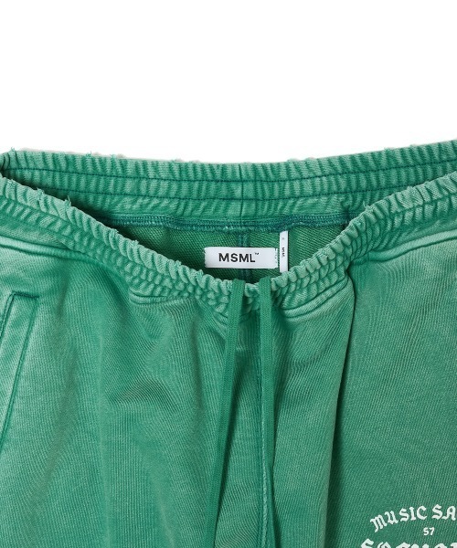 MSML（エムエスエムエル）の「VINTAGE GARMENT DYE SWEAT PANTS（スウェットパンツ・メンズ・グリーン/ブラック/ターコイズブルー・M/L/S/XL）」の14枚目の写真
