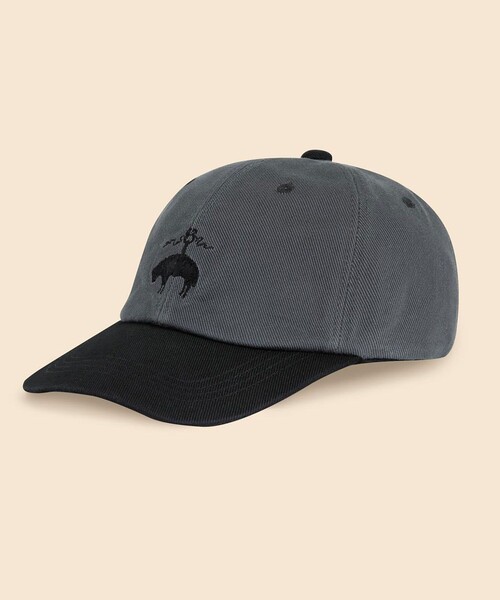 BROOKS BROTHERS(ブルックスブラザーズ)の「◆オンラインストア限定◆ コットンツイル ビッグGFロゴ バイカラー ベースボールキャップ(キャップ・メンズ・ネイビー/ブラック・ONE SIZE)」の2枚目の写真