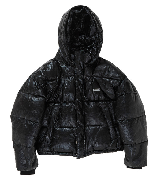 CONVERSE TOKYO(コンバーストウキョウ)の「【HL】METALLIC SHORT DOWN JACKET(ダウンジャケット/コート・レディース・シルバー/ブラック/カーキ・FREE)」の1枚目の写真
