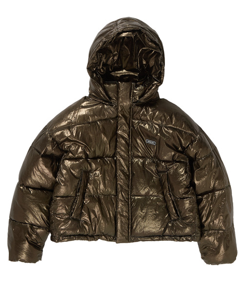CONVERSE TOKYO(コンバーストウキョウ)の「【HL】METALLIC SHORT DOWN JACKET(ダウンジャケット/コート・レディース・シルバー/ブラック/カーキ・FREE)」の18枚目の写真