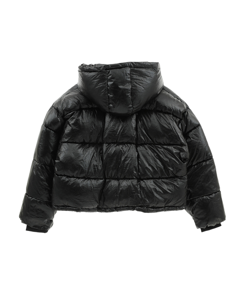 CONVERSE TOKYO(コンバーストウキョウ)の「【HL】METALLIC SHORT DOWN JACKET(ダウンジャケット/コート・レディース・シルバー/ブラック/カーキ・FREE)」の5枚目の写真