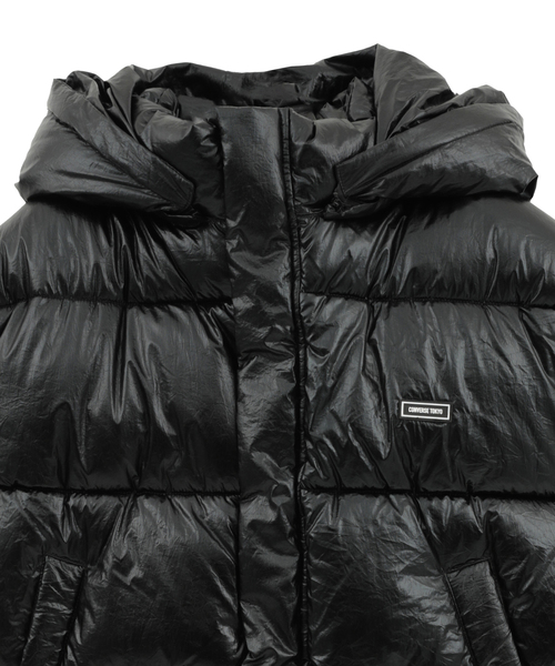 CONVERSE TOKYO(コンバーストウキョウ)の「【HL】METALLIC SHORT DOWN JACKET(ダウンジャケット/コート・レディース・シルバー/ブラック/カーキ・FREE)」の6枚目の写真
