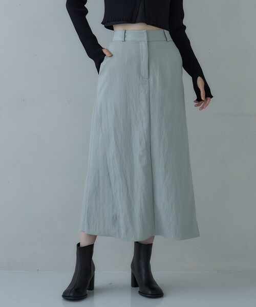 ギャレスト（GALLEST）/シャインツイルラップスカート セール】シャインツイルラップスカート（スカート）｜GALLEST