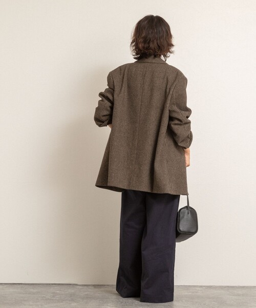 MAQWEL（マクウェル）の「【MAQWEL/マクウェル】オーバージャケット（テーラードジャケット・レディース・グリーン系その他4/ブラウン系その他・FREE）」の12枚目の写真