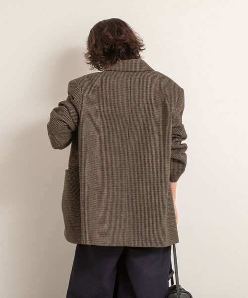 MAQWEL（マクウェル）の「【MAQWEL/マクウェル】オーバージャケット（テーラードジャケット・レディース・グリーン系その他4/ブラウン系その他・FREE）」の17枚目の写真