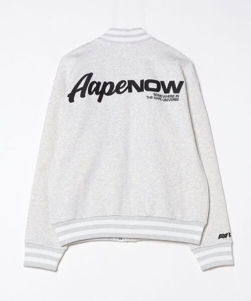 AAPE NOW SWEAT VARSITY JACKET | AAPE.JP