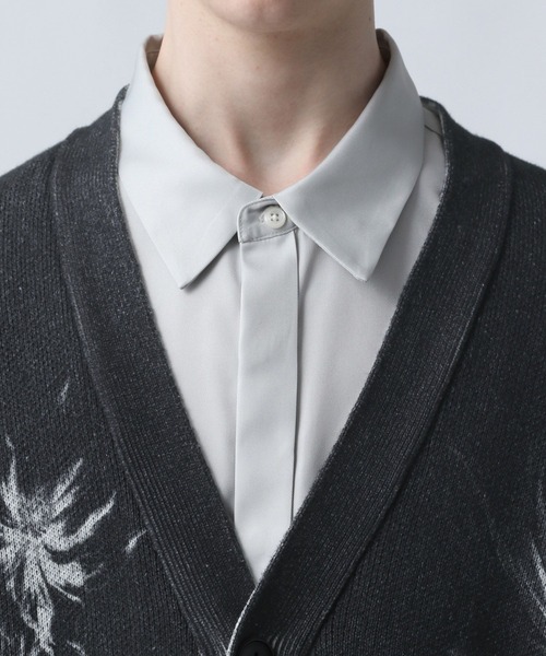 HARE（ハレ）の「デジタルフラワーモチーフカーディガン(HARE)（カーディガン/ボレロ・メンズ・ブルー/ブラック・FREE）」の4枚目の写真