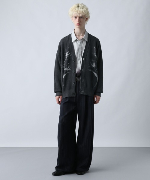 HARE（ハレ）の「デジタルフラワーモチーフカーディガン(HARE)（カーディガン/ボレロ・メンズ・ブルー/ブラック・FREE）」の11枚目の写真