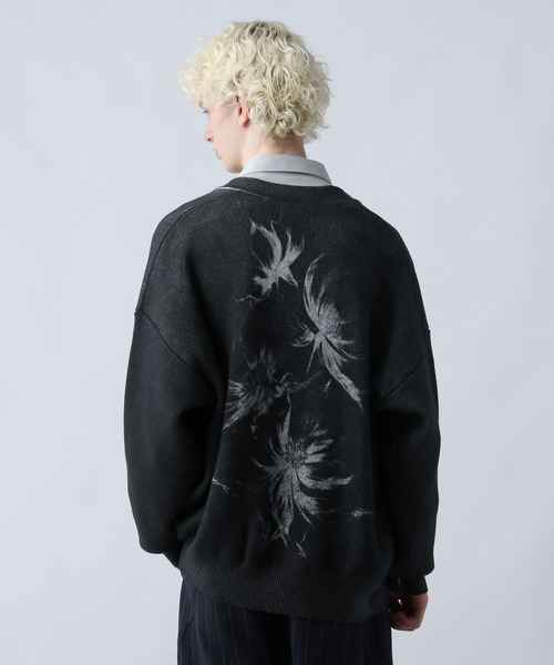 HARE（ハレ）の「デジタルフラワーモチーフカーディガン(HARE)（カーディガン/ボレロ・メンズ・ブルー/ブラック・FREE）」の17枚目の写真