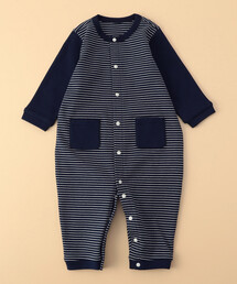 COMME CA ISM（コムサイズム）の「クマ耳付き おしりパッチ ツーウェイオール（ロンパース・キッズ）」