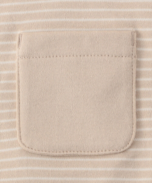 COMME CA ISM（コムサイズム）の「クマ耳付き おしりパッチ ツーウェイオール（ロンパース・キッズ・ネイビー/ベージュ・60-80cm）」の12枚目の写真