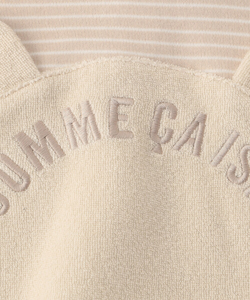 COMME CA ISM（コムサイズム）の「クマ耳付き おしりパッチ ツーウェイオール（ロンパース・キッズ・ネイビー/ベージュ・60-80cm）」の15枚目の写真