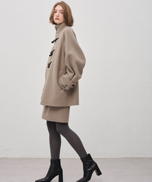 メルトンリバー ミドルダッフルコート（ダッフルコート）｜uncrave