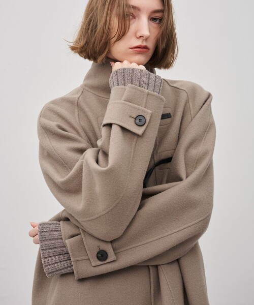 メルトンリバー ミドルダッフルコート（ダッフルコート）｜uncrave