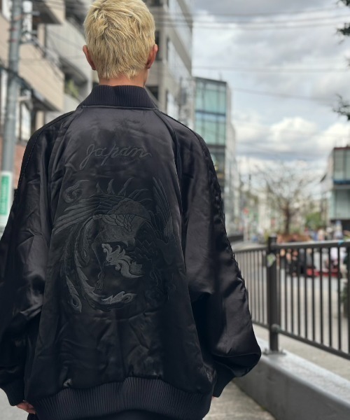 el conductorh スカジャン el conductorH/コンダクター/別注 Embroidered Sourvenir JKT