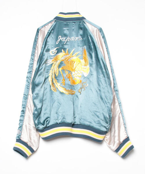 ROYAL FLASH(ロイヤルフラッシュ)の「el conductorH/コンダクター/別注 Embroidered Sourvenir JKT(スカジャン・メンズ・ブラック/ブルー・4)」の11枚目の写真