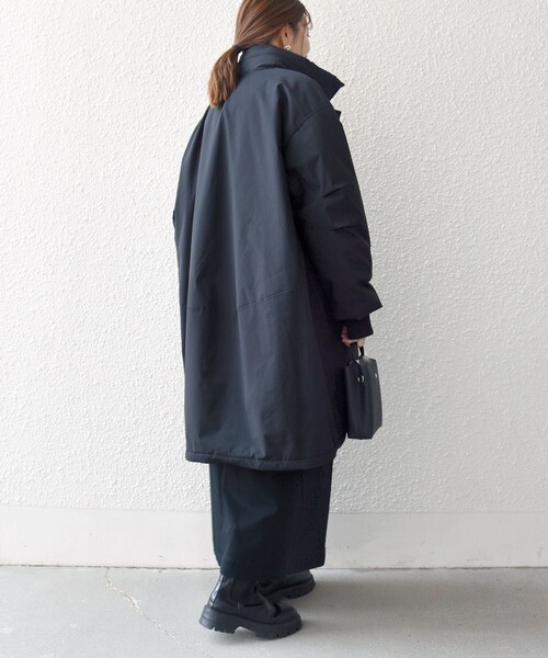 SHIPS any:〈多機能〉中綿 2WAY スタンドカラー モンスター コート