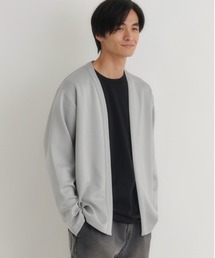 BACK NUMBER（バックナンバー）の「【BACK NUMBER】カットソーカーディガンTシャツセット (カットソーカーディガン/Tシャツセット/テーラードライク/シワになりにくい/イージーケア/通気性/レイヤード/きれいめカジュアル/デイリーユース)（アンサンブル）」